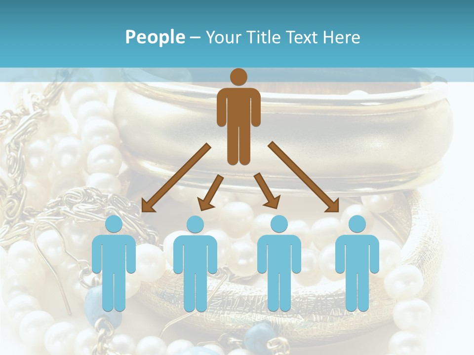 Jewelry Glamour White PowerPoint Template