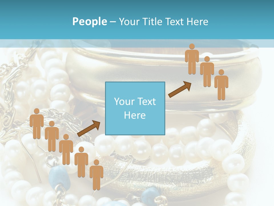 Jewelry Glamour White PowerPoint Template