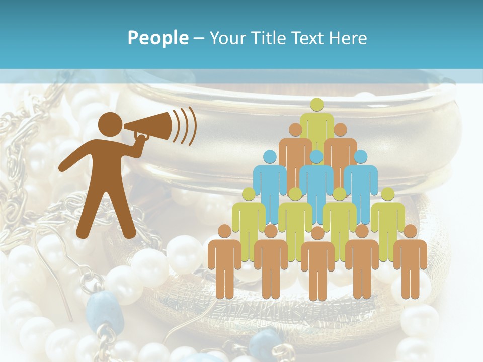 Jewelry Glamour White PowerPoint Template