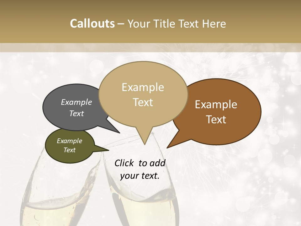 Occasion Splash Congrats PowerPoint Template