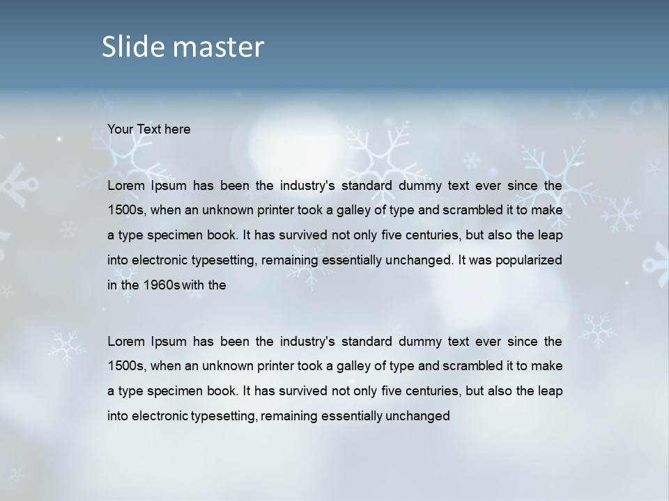 Glow Bokeh Happy PowerPoint Template