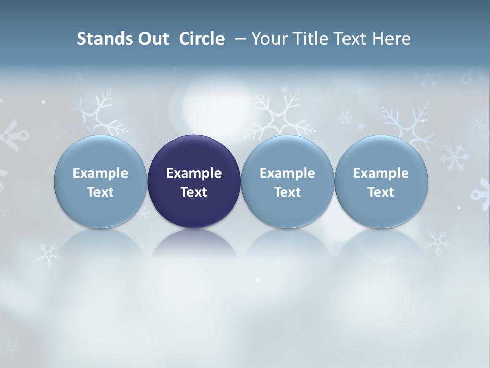 Glow Bokeh Happy PowerPoint Template