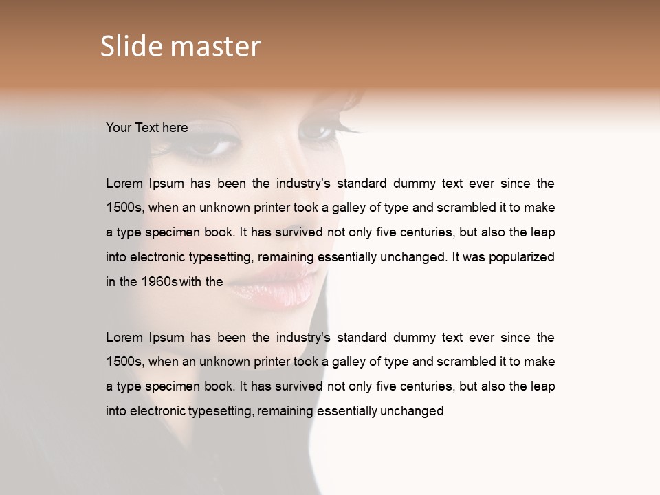 Young Gloss Profile PowerPoint Template