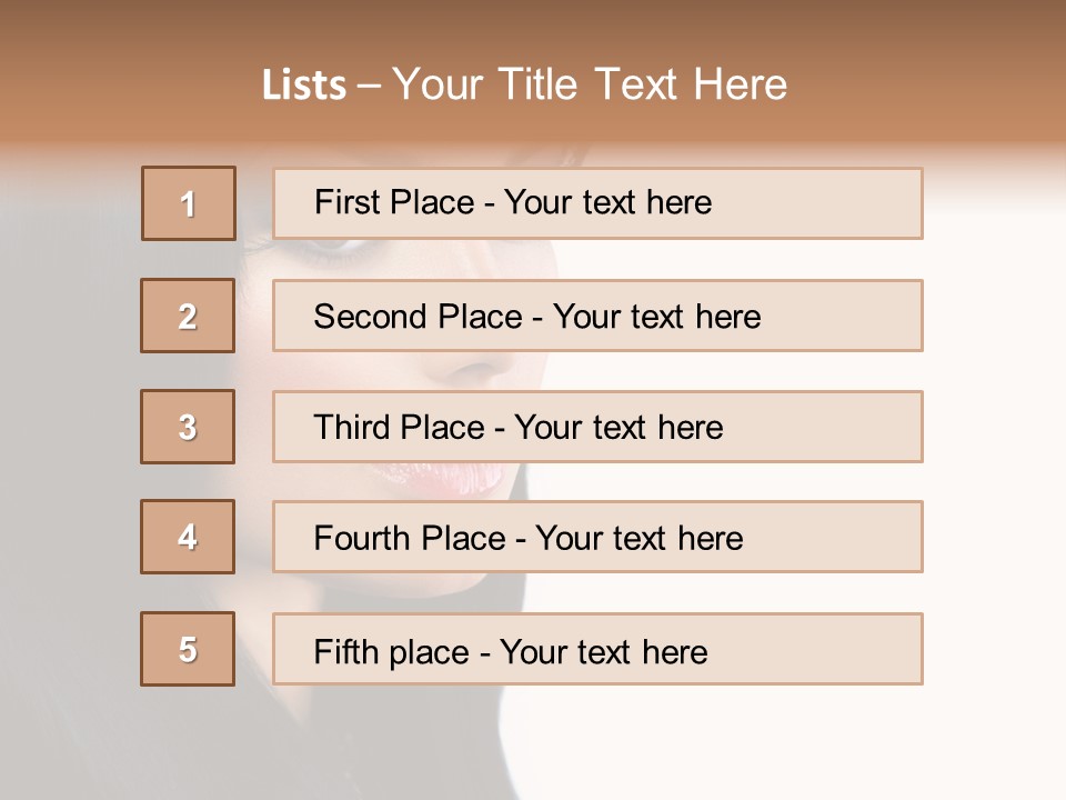 Young Gloss Profile PowerPoint Template
