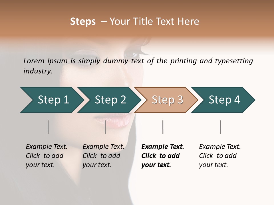 Young Gloss Profile PowerPoint Template