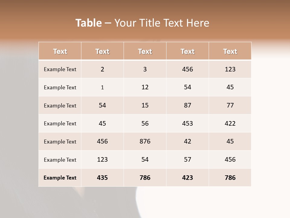 Young Gloss Profile PowerPoint Template