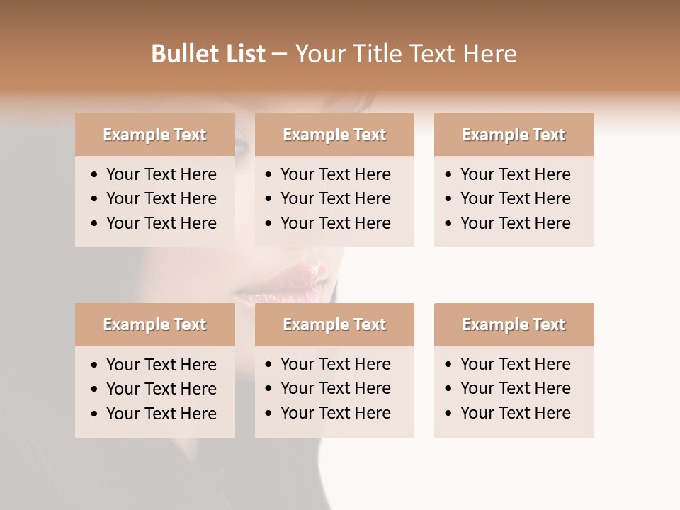 Young Gloss Profile PowerPoint Template