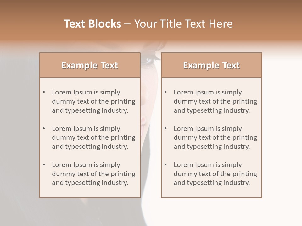 Young Gloss Profile PowerPoint Template