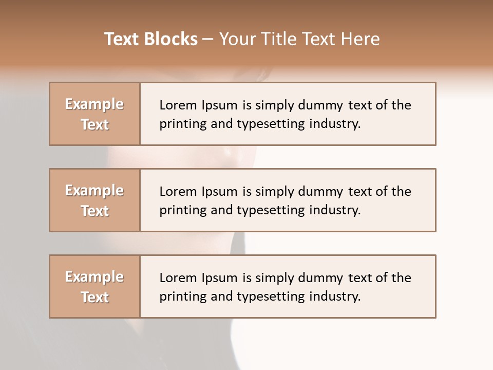 Young Gloss Profile PowerPoint Template