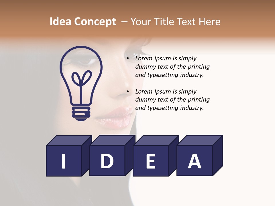 Young Gloss Profile PowerPoint Template