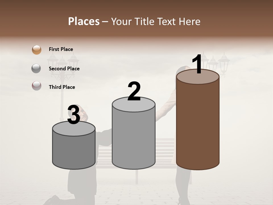 Caucasian Emotional Concept PowerPoint Template