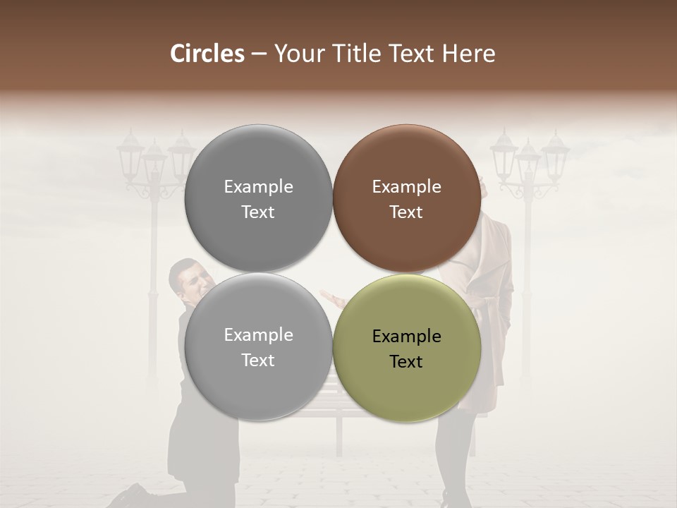 Caucasian Emotional Concept PowerPoint Template