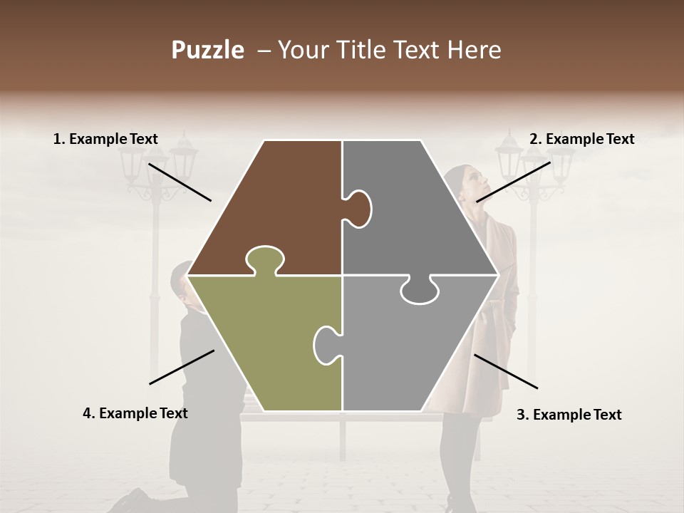 Caucasian Emotional Concept PowerPoint Template