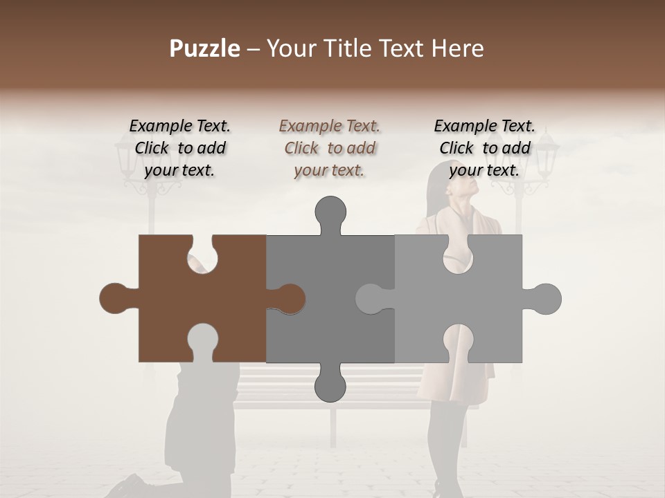 Caucasian Emotional Concept PowerPoint Template