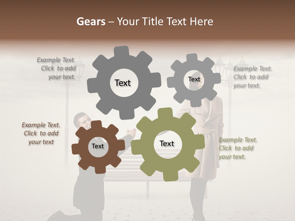 Caucasian Emotional Concept PowerPoint Template