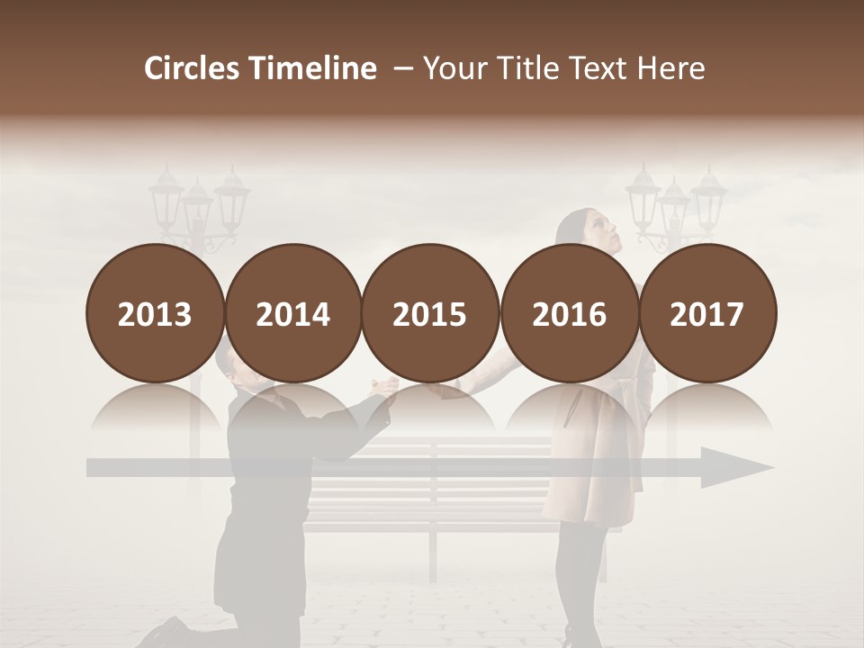 Caucasian Emotional Concept PowerPoint Template