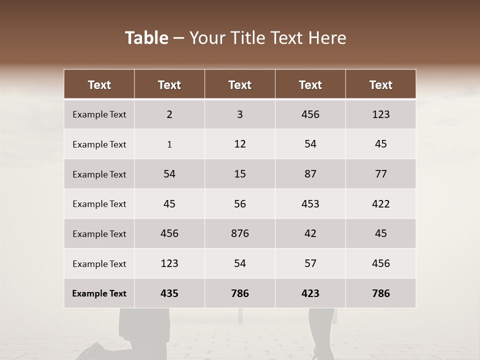 Caucasian Emotional Concept PowerPoint Template