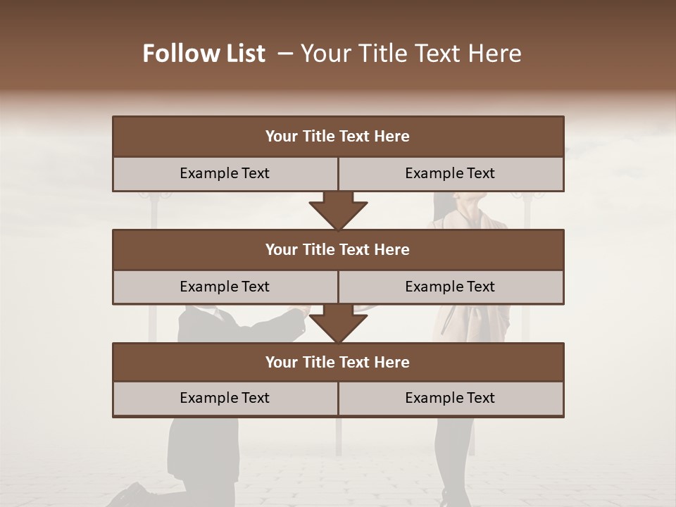 Caucasian Emotional Concept PowerPoint Template