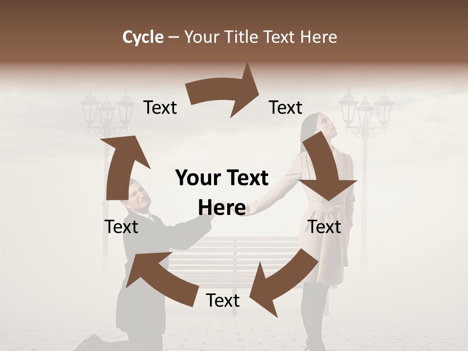 Caucasian Emotional Concept PowerPoint Template