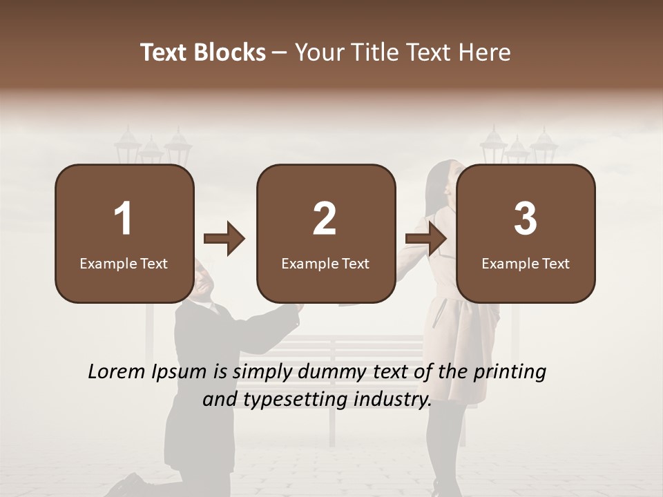 Caucasian Emotional Concept PowerPoint Template