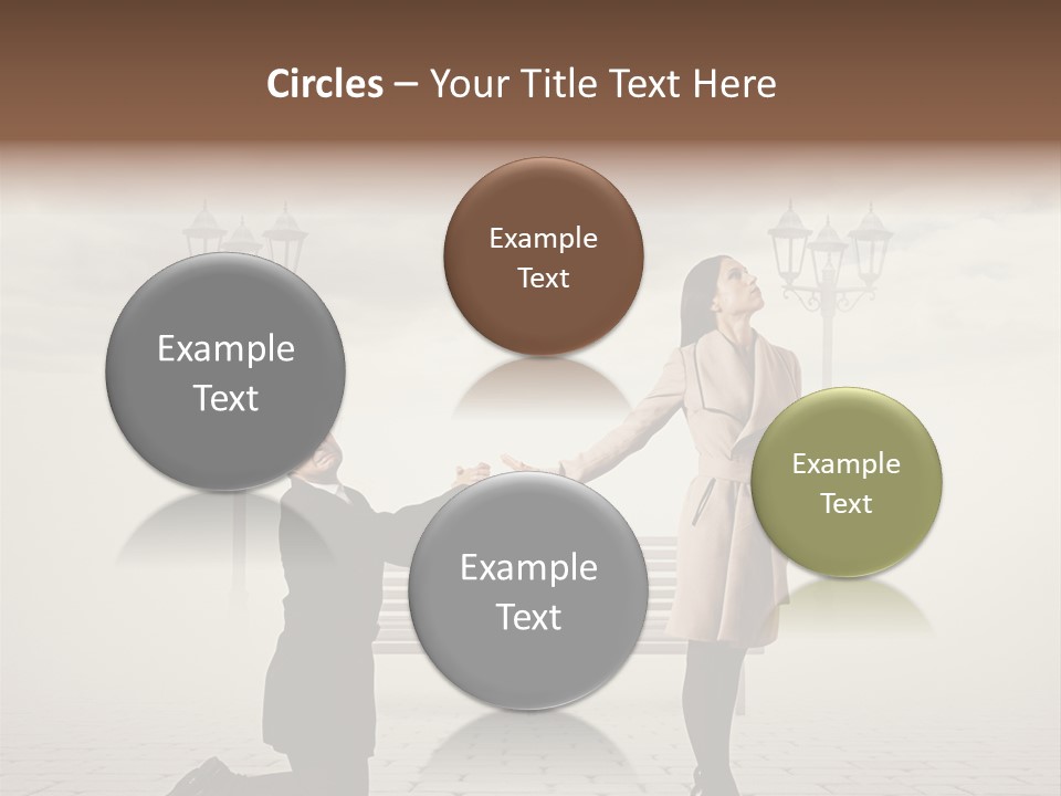 Caucasian Emotional Concept PowerPoint Template