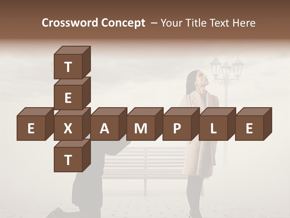 Caucasian Emotional Concept PowerPoint Template