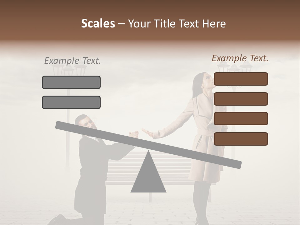 Caucasian Emotional Concept PowerPoint Template