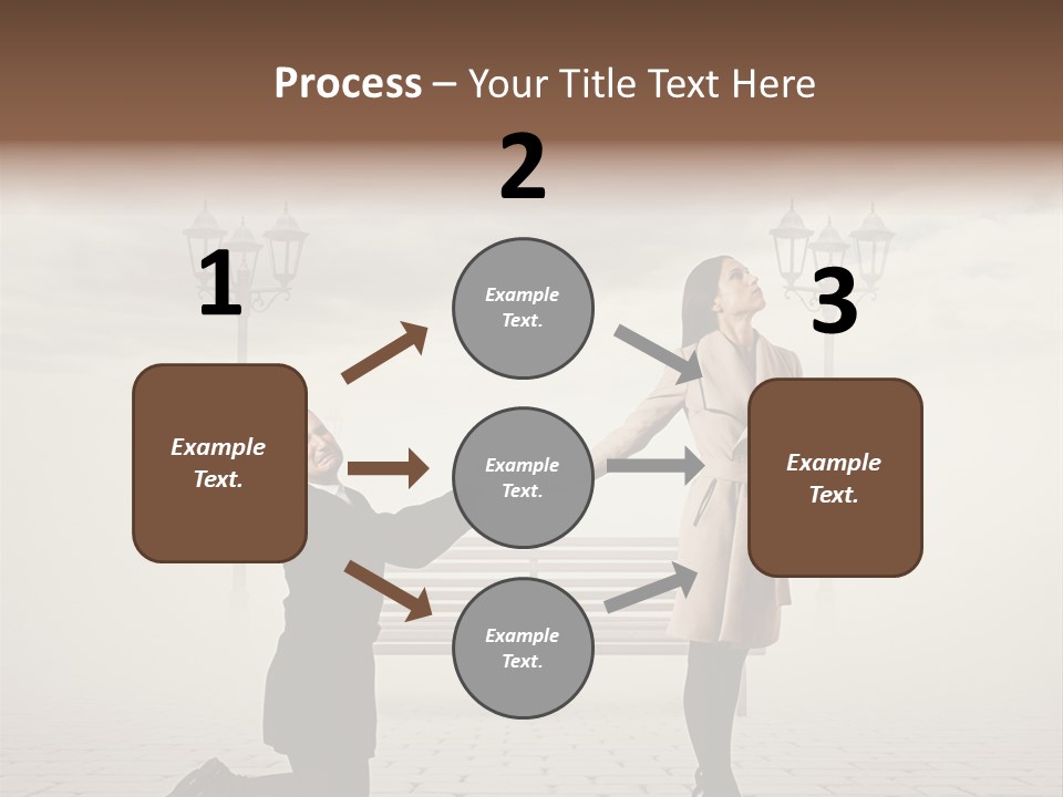Caucasian Emotional Concept PowerPoint Template