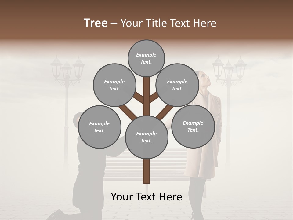 Caucasian Emotional Concept PowerPoint Template