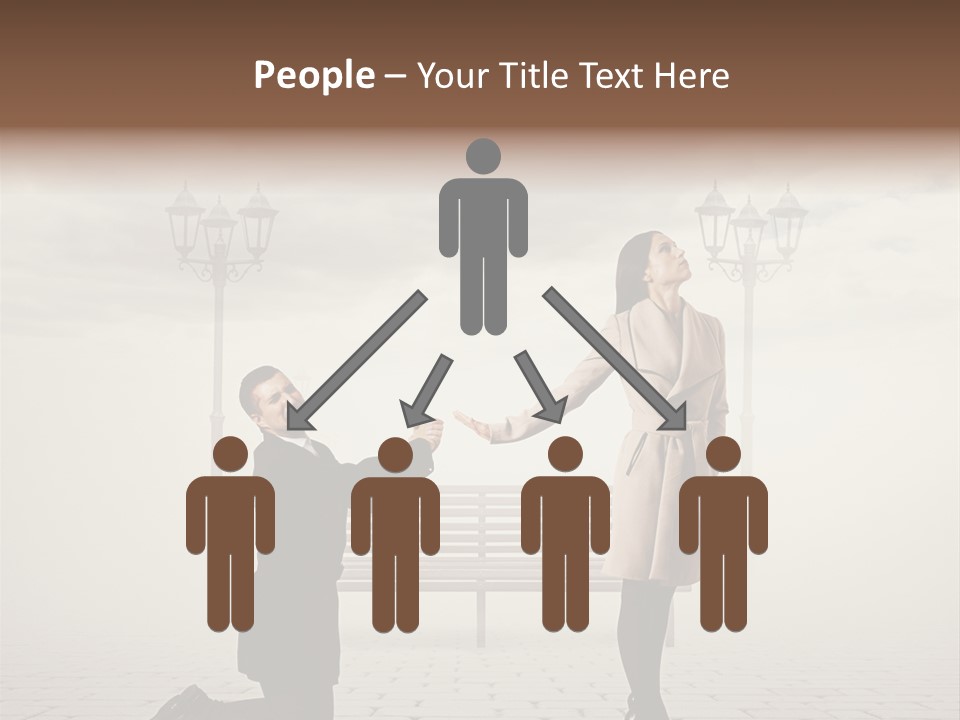 Caucasian Emotional Concept PowerPoint Template