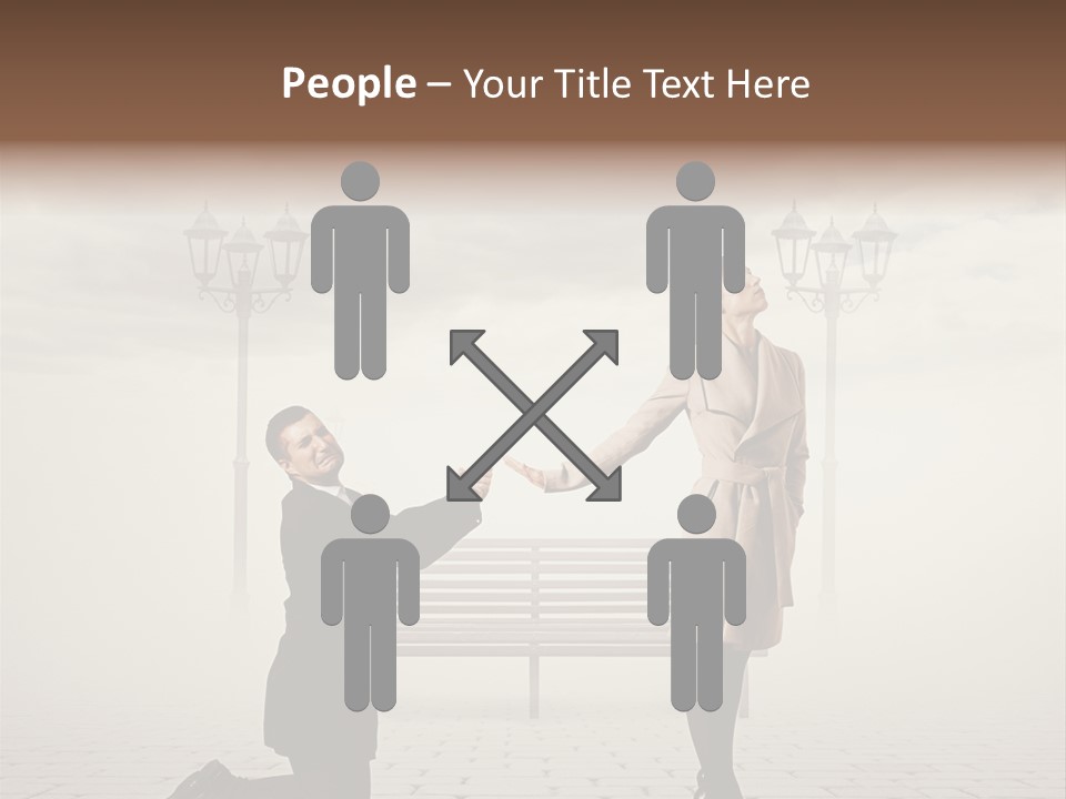 Caucasian Emotional Concept PowerPoint Template