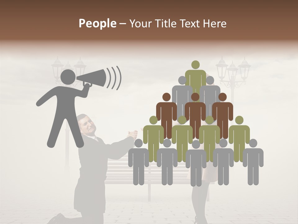 Caucasian Emotional Concept PowerPoint Template