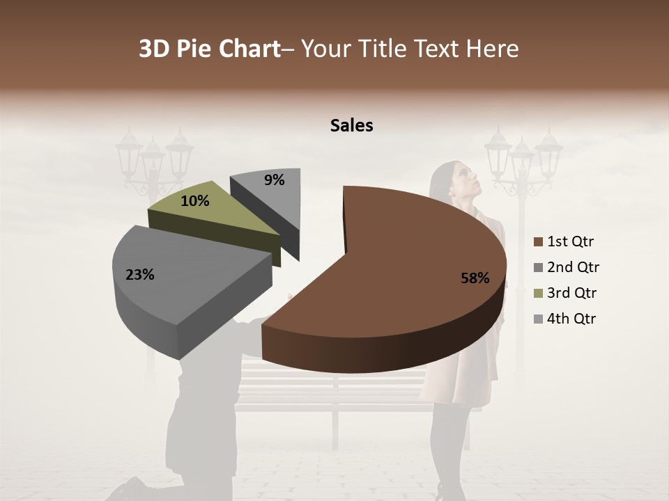 Caucasian Emotional Concept PowerPoint Template