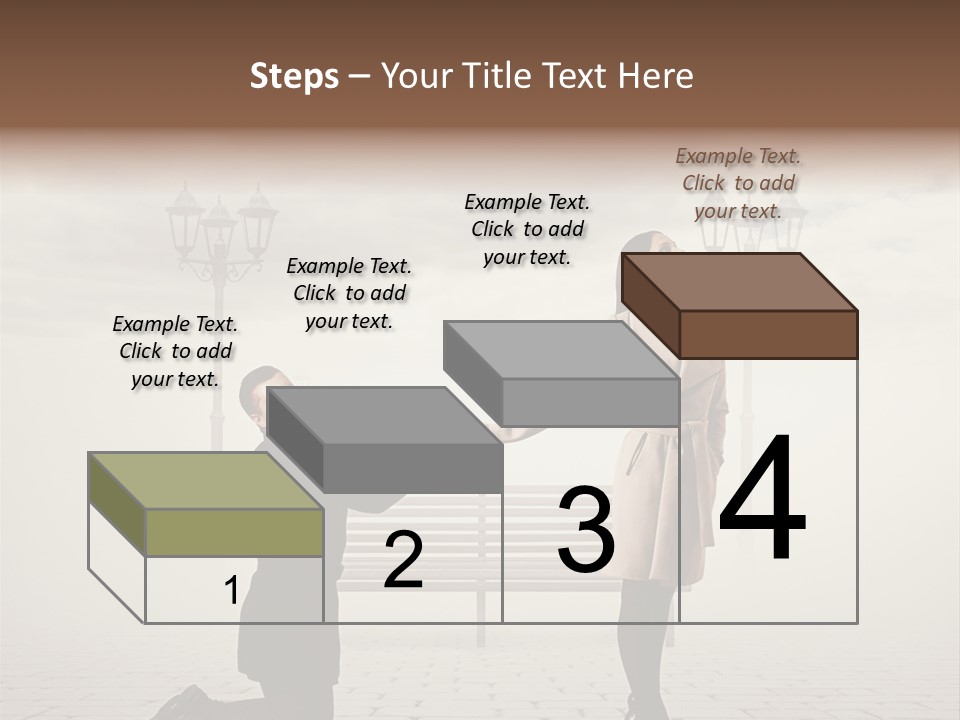 Caucasian Emotional Concept PowerPoint Template