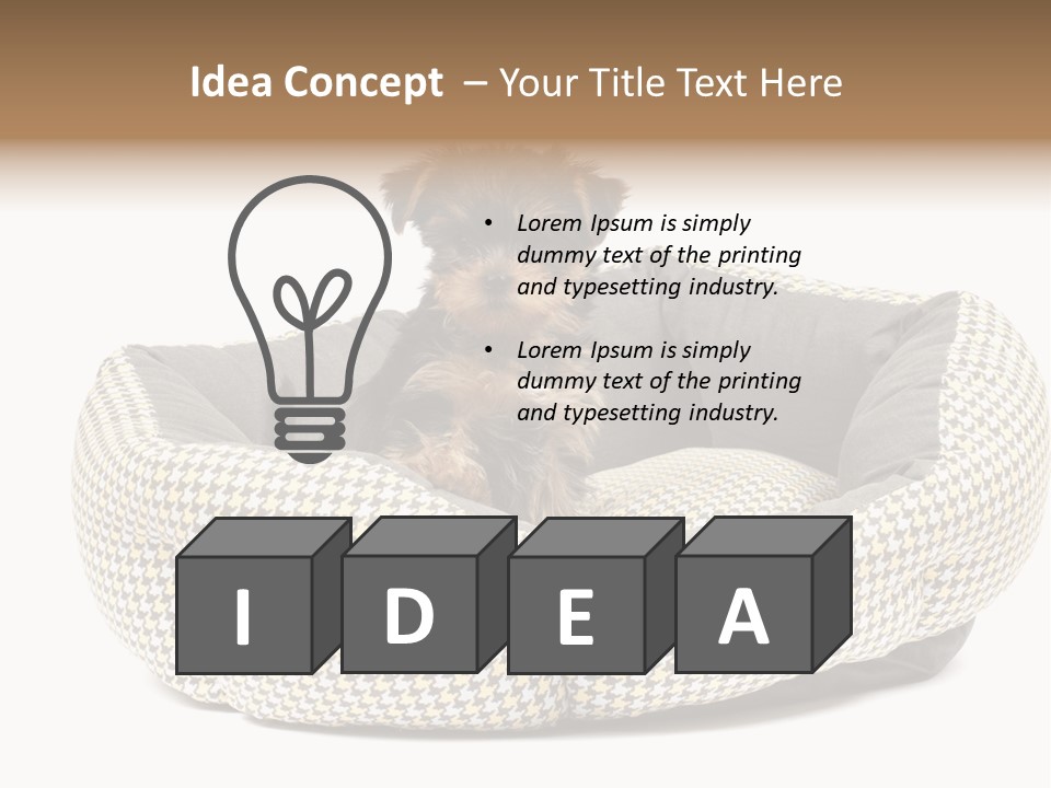 Pillow Small Domestic PowerPoint Template