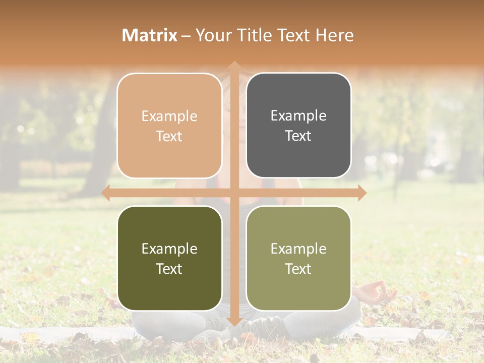 Relaxation Zenlike Meditating PowerPoint Template