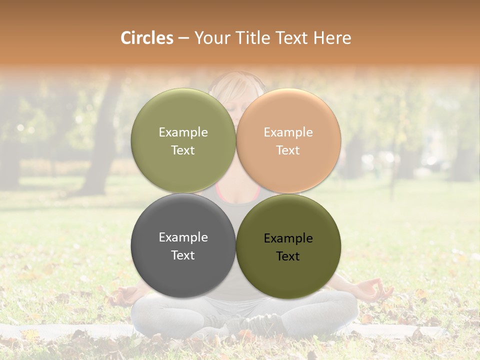 Relaxation Zenlike Meditating PowerPoint Template