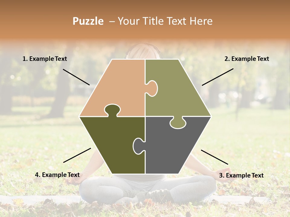 Relaxation Zenlike Meditating PowerPoint Template