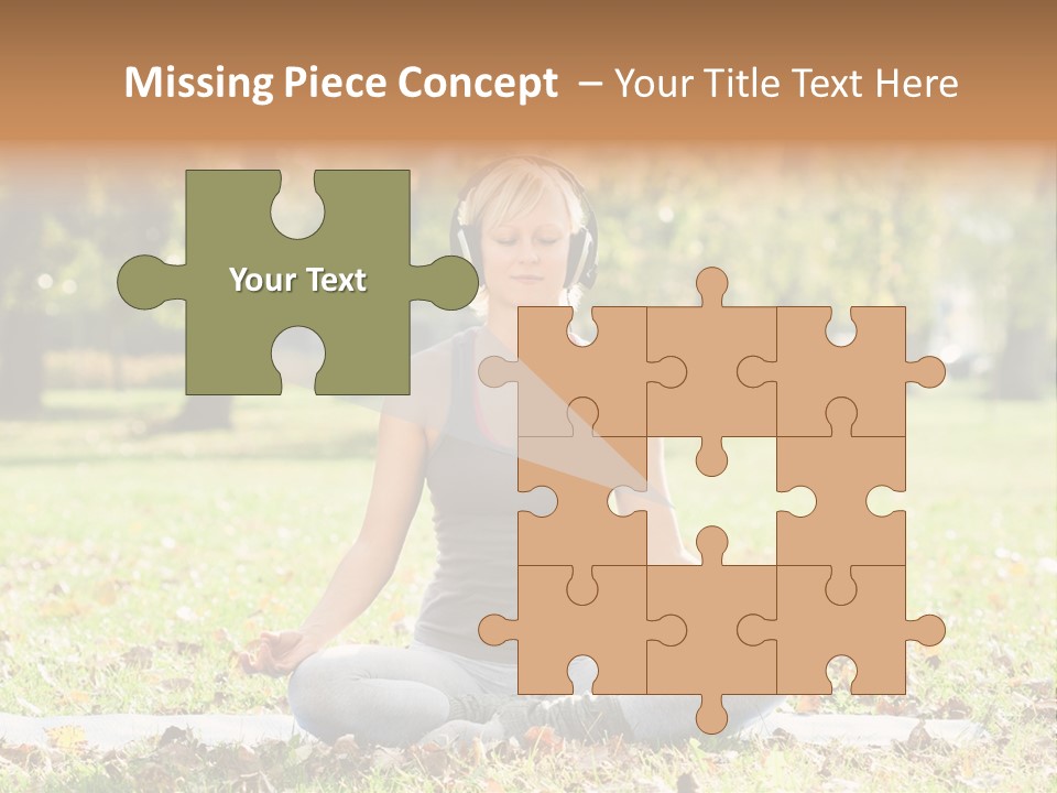 Relaxation Zenlike Meditating PowerPoint Template