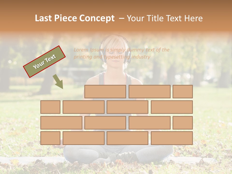 Relaxation Zenlike Meditating PowerPoint Template