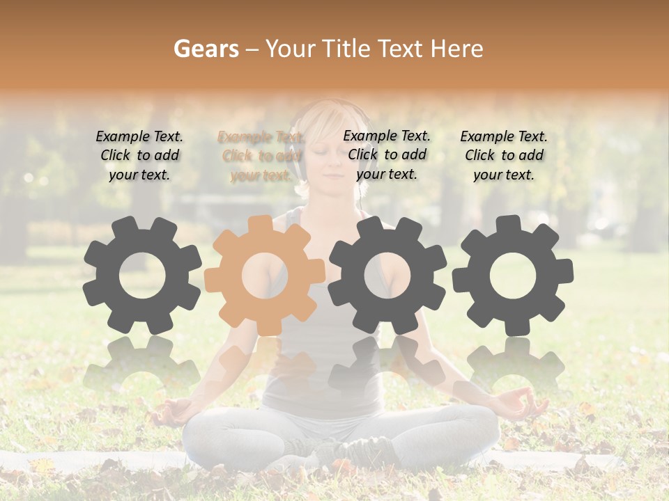 Relaxation Zenlike Meditating PowerPoint Template