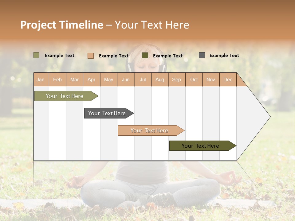Relaxation Zenlike Meditating PowerPoint Template