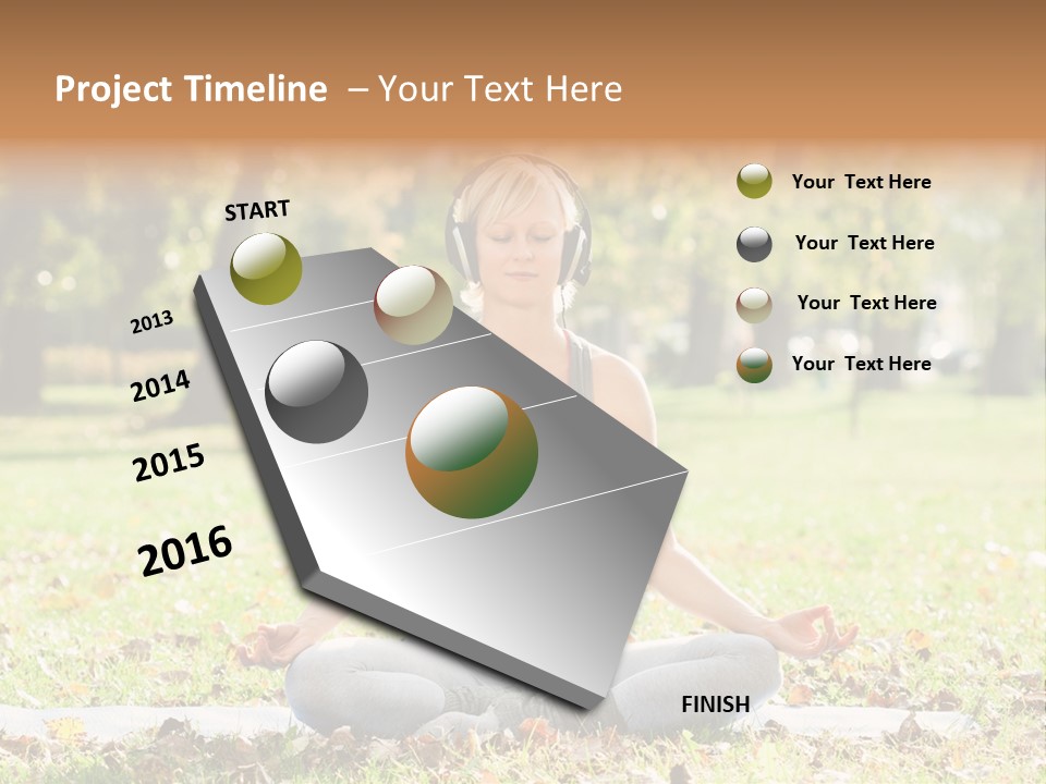 Relaxation Zenlike Meditating PowerPoint Template