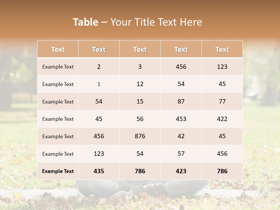 Relaxation Zenlike Meditating PowerPoint Template