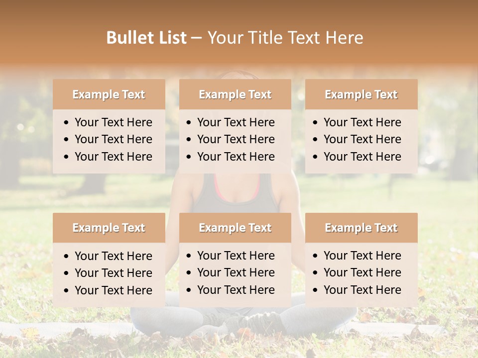 Relaxation Zenlike Meditating PowerPoint Template