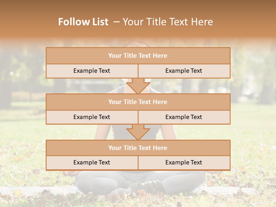 Relaxation Zenlike Meditating PowerPoint Template