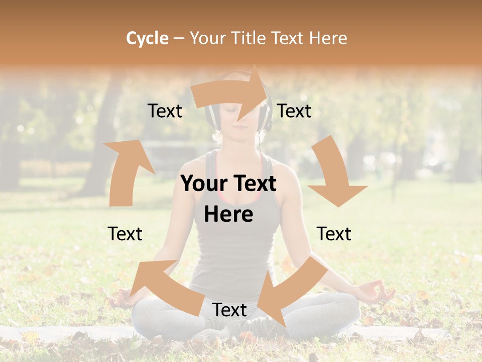 Relaxation Zenlike Meditating PowerPoint Template