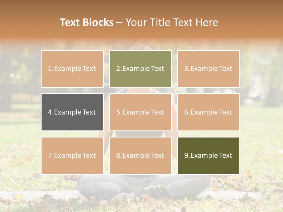 Relaxation Zenlike Meditating PowerPoint Template