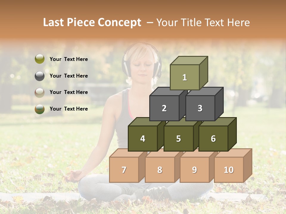 Relaxation Zenlike Meditating PowerPoint Template
