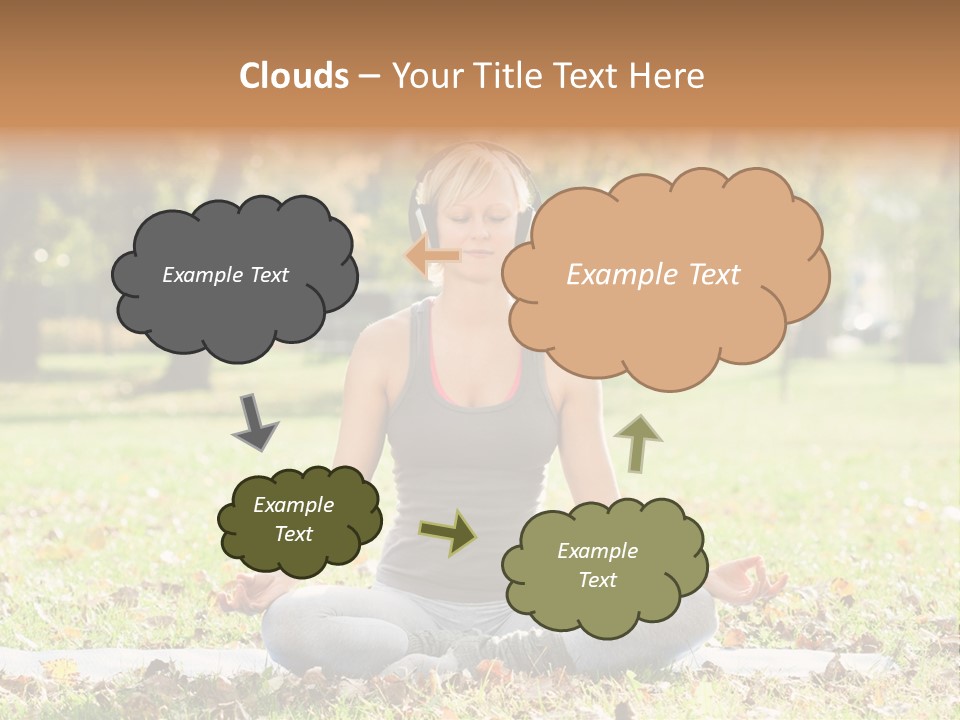 Relaxation Zenlike Meditating PowerPoint Template